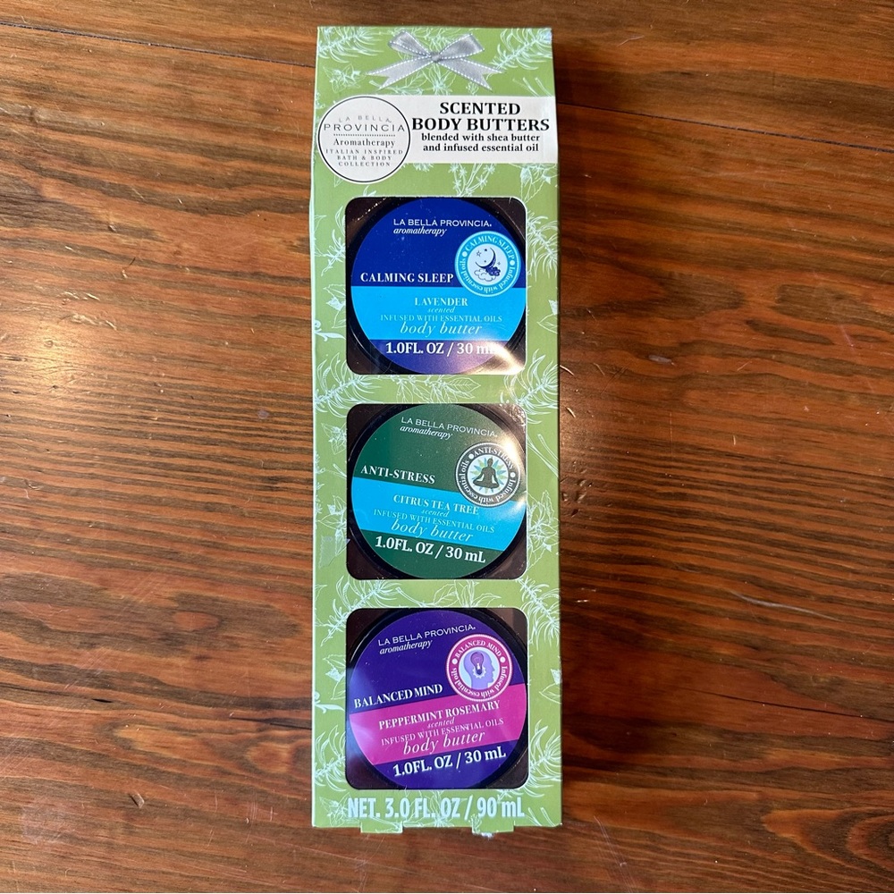 La Bella Provincia Aromatherapy Scented Body Butters Shea Butter Essential Oils